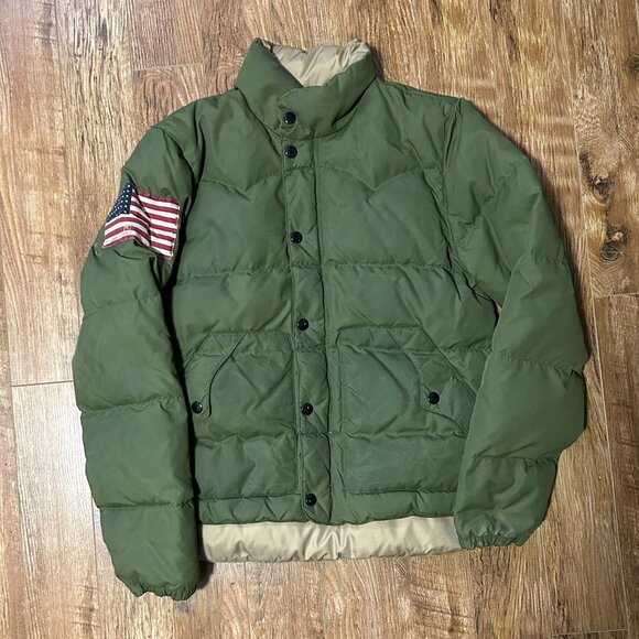 Y2K Ralph Lauren Down Puffer Jacket - Picture 1 of 3